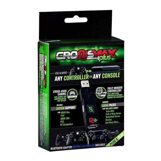 CronusMax Plus Cross Cover Gaming Adapter - PS4 / PS3 / Xbox One / Xbox 360 / Windows PC