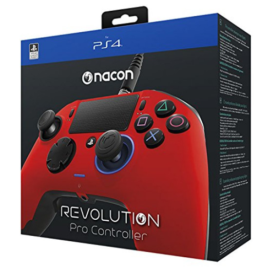 Nacon Revolution Pro Controller - Red | PS4 Nacon Revolution Pro Controller - Red | PS4
