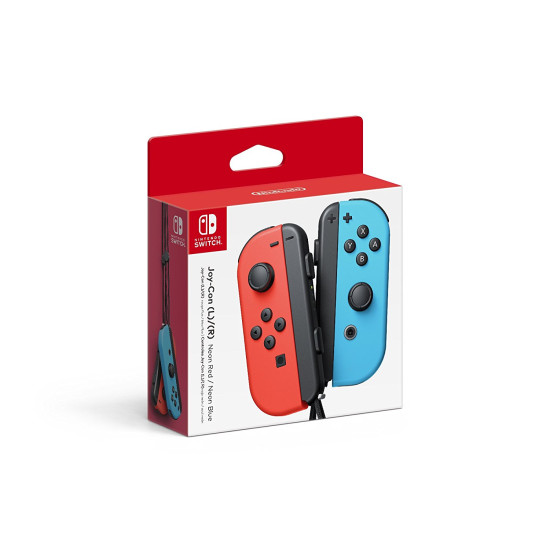 Nintendo Switch Joy-Con Controller Pair - Neon Red-Neon Blue - Switch