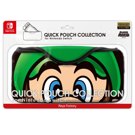 QUICK POUCH COLLECTION - Super Mario - Green - Nintendo Switch