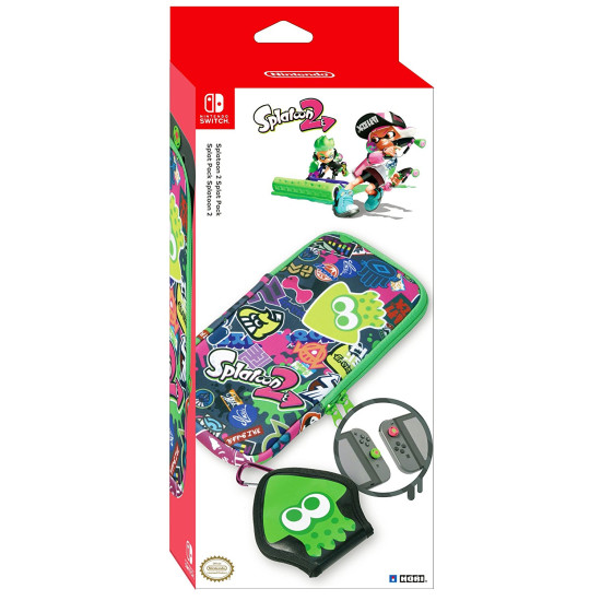 Hori Splat Pack Splatoon 2 - Nintendo Switch Essential Accessories Pack
