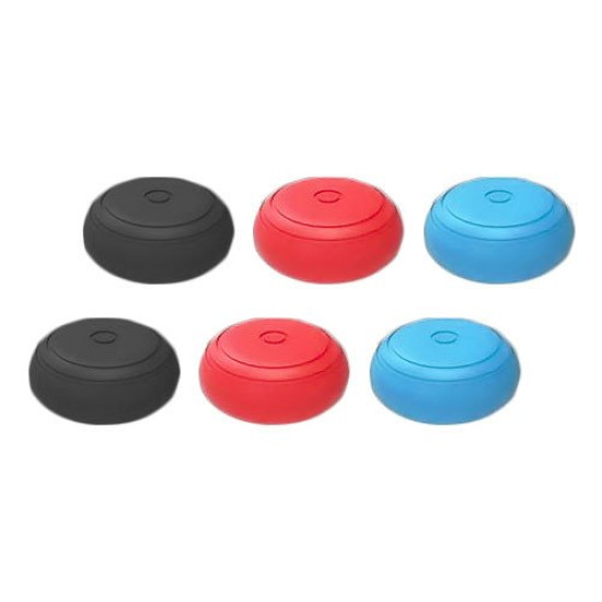 ZEDLABZ silicone thumb grip stick caps for Switch joy-con controllers - 6 pack multi color | Nintendo Switch