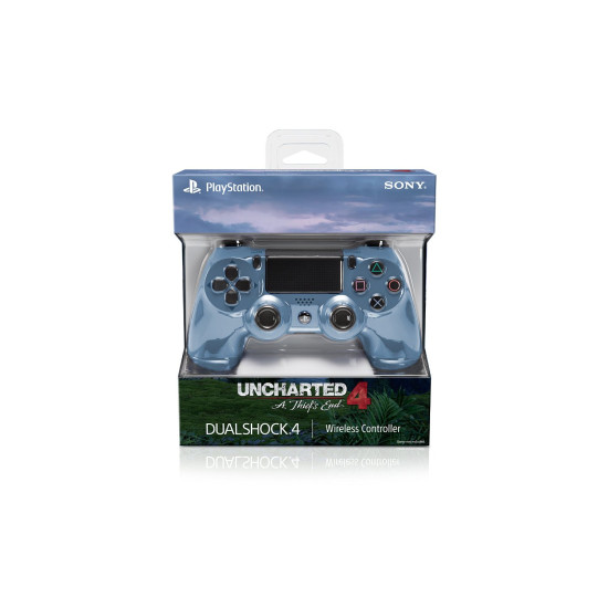 Sony DualShock 4 Wireless Controller - Gray Blue - Uncharted 4 Edition