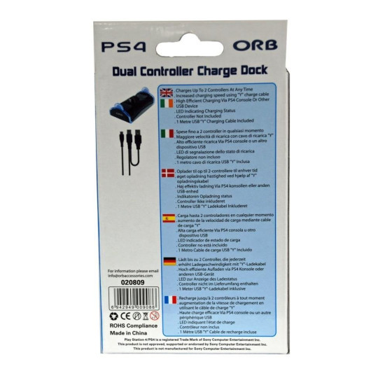 PS4 ORB Horizontal Charging Dock