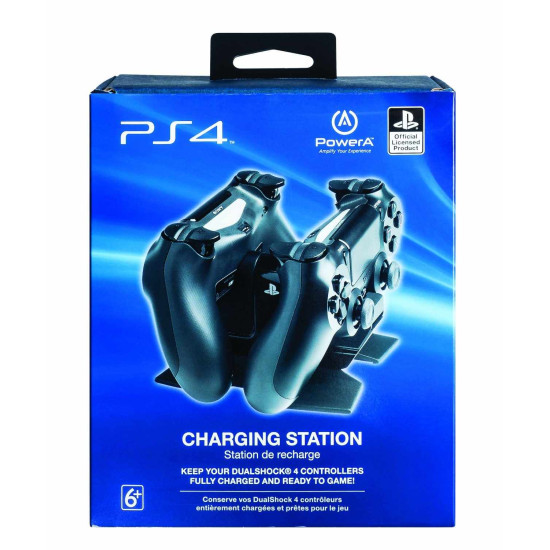 POWER A POWER A DualShock Dual Charger with FREE USB Cable PS4