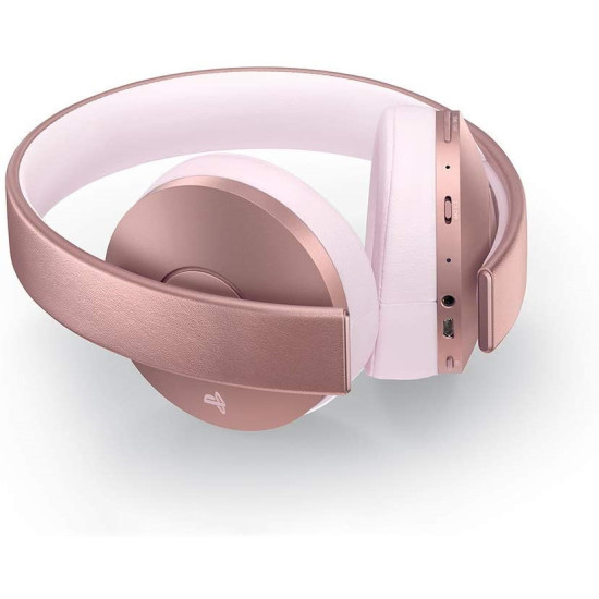 Sony PlayStation 4 Gold Wireless Headset - Rose Gold Edition | PS4/PC/MAC