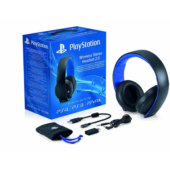 Sony PlayStation Wireless Stereo Headset 2.0 - Black | PS4/PS3/PSVita