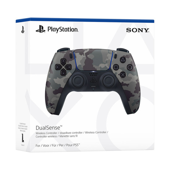Sony DualSense Wireless Controller - Gray Camouflage