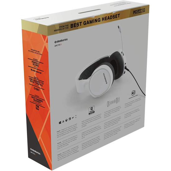 SteelSeries Arctis 3 - Wired Gaming Headset - White