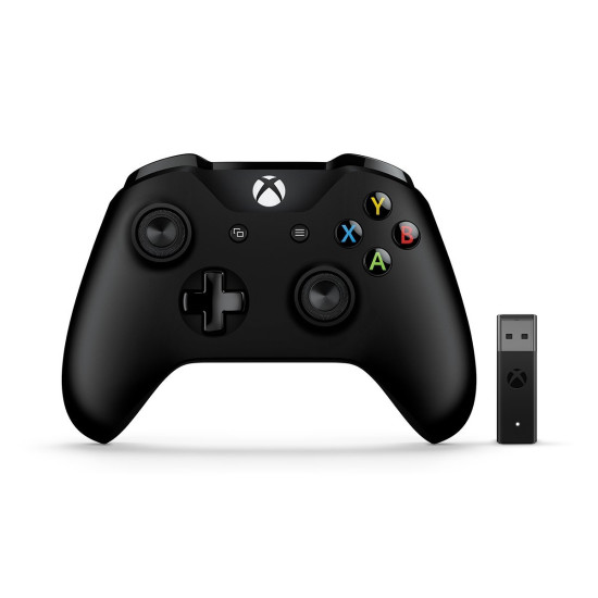 Microsoft Xbox One Wireless Controller + Wireless Adapter for Windows 10 | XB1/PC