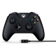Microsoft Xbox One Wireless Controller + Cable for Windows - Black | XB1 / PC