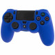 ZEDLABZ PS4 Controller Silicon Skin Protective Cover With Ribbed Handle Grip - BLUE | PS4