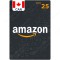 CDN$25 Canada Amazon Gift Card - Digital Code