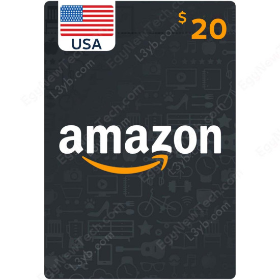 $20 USA Amazon Gift Card - Digital Code