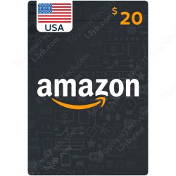 بطاقة امازون ستور امريكي 20 دولار - كود رقمي فوري