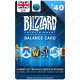 £40 Blizzard UK Gift Card - Battle.net Digital Code