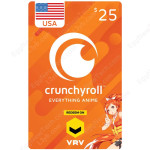 Crunchyroll Gift Card with Bitcoin or Cryptocurrencies