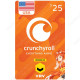 $25 USA Crunchyroll Gift Card - Digital Code