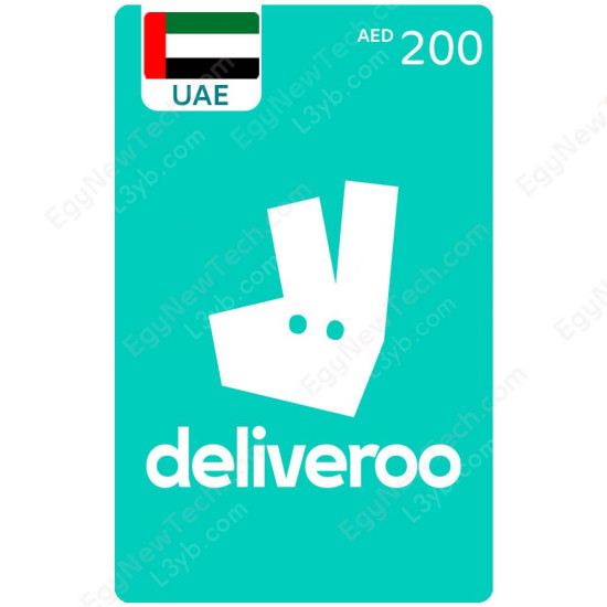AED200 UAE Deliveroo Gift Card - Digital Code