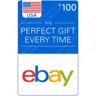 $100 USA ebay - Gift Card - Digital Code