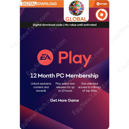 12 Month Global EA Play Subscription for PC Origin - Digital Code 12 Month Global EA Play Subscription for PC Origin - Digital Code