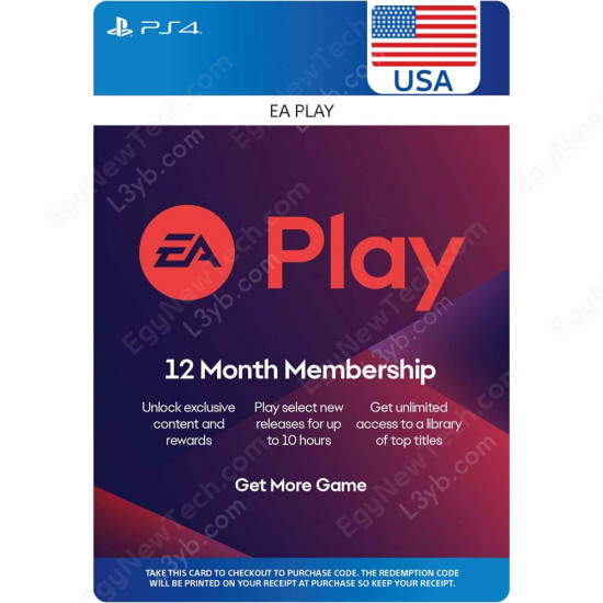 12 Months USA EA Play Subscription for PlayStation - Digital Code