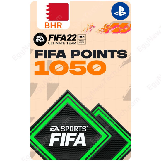 FIFA 22 Ultimate Team - 1050 Bahrain FUT Points - PlayStation - Digital Code