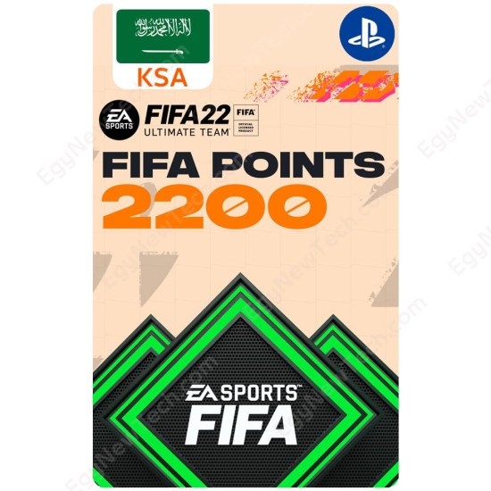 FIFA 22 Ultimate Team - 2200 KSA FUT Points - PlayStation - Digital Code