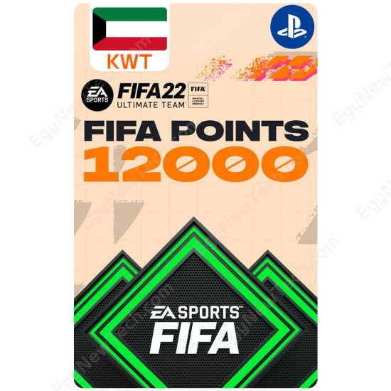 FIFA 22 Ultimate Team - 12000 Kuwait FUT Points - PlayStation - Digital Code