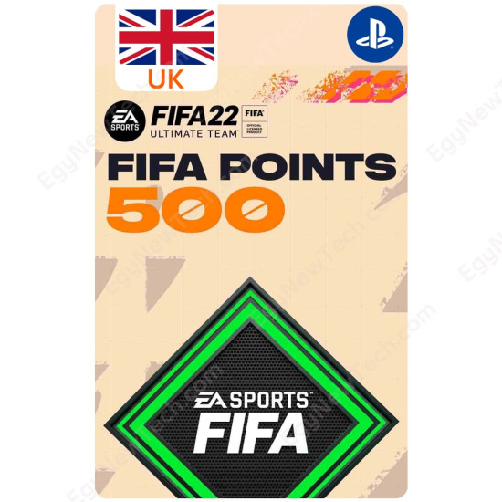 FIFA 22 Ultimate Team - 500 UK FUT Points - PlayStation - Digital Code FIFA 22 Ultimate Team - 500 UK FUT Points - PlayStation - Digital Code