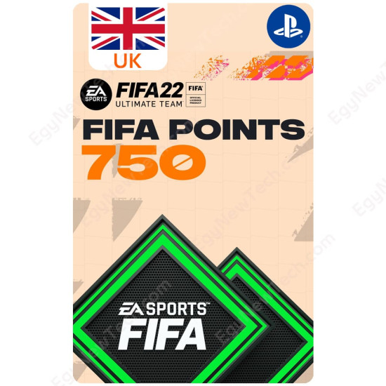FIFA 22 Ultimate Team - 750 UK FUT Points - PlayStation - Digital Code