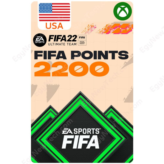 FIFA 22 Ultimate Team - 2200 USA FUT Points - XBox - Digital Code