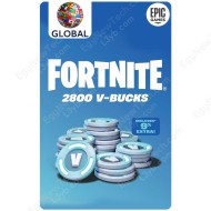 $30 Fortnite 2,800 V-Bucks - Global - PC Epic Games - Digital Code