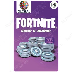 $50 Fortnite 5000 V-Bucks - Global - PC Epic Games - Digital Code