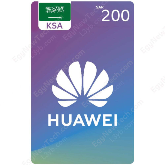 SAR 200 KSA Huawei Gift Card - Digital Code