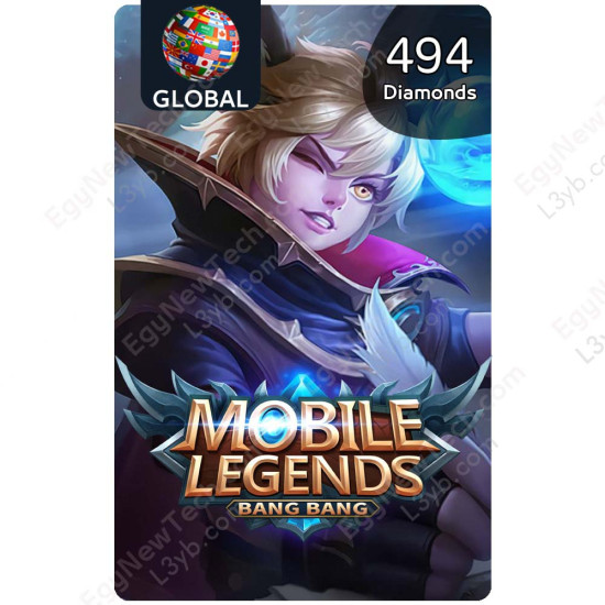 494 Diamonds Mobile Legends Bang Bang - Global - Digital Code