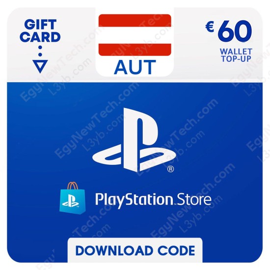€60 Austria PlayStation Store Gift Card - Digital Code