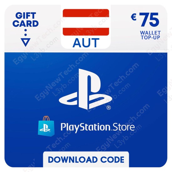 €75 Austria PlayStation Store Gift Card - Digital Code