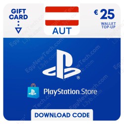 PlayStation Store Gift Card €25 Austria - Instant Digital Code