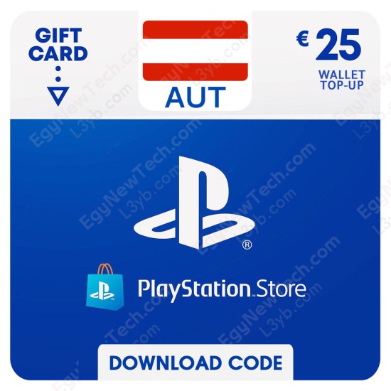 €25 Austria PlayStation Store Gift Card - Digital Code