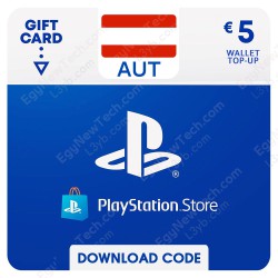 PlayStation Store Gift Card €5 Austria - Instant Digital Code