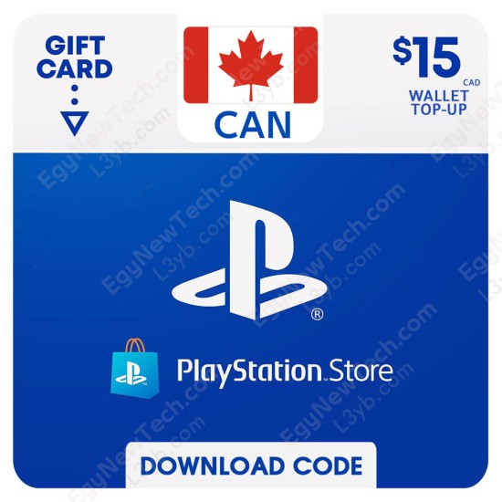 CDN$15 Canada PlayStation Store Gift Card - Digital Code