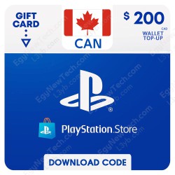 CDN$200 Canada PlayStation Store Gift Card - Digital Code