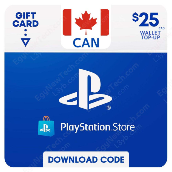 CDN$25 Canada PlayStation Store Gift Card - Digital Code