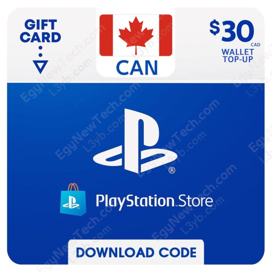 CDN$30 Canada PlayStation Store Gift Card - Digital Code