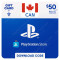 CDN$50 Canada PlayStation Store Gift Card - Digital Code CDN$50 Canada PlayStation Store Gift Card - Digital Code