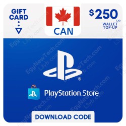 PlayStation Store Gift Card CDN$250 Canada - Instant Digital Code