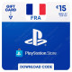 €15 France PlayStation Store Gift Card - Digital Code