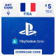 €5 France PlayStation Store Gift Card - Digital Code