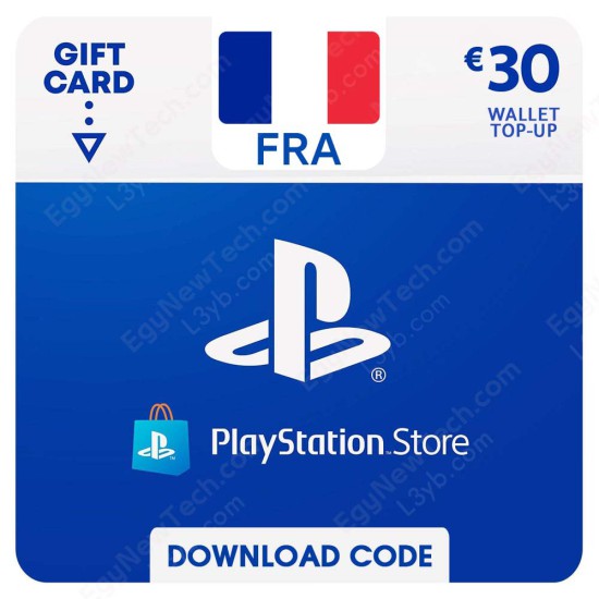 PlayStation Store Gift Card €30 France - Instant Digital Code front cover